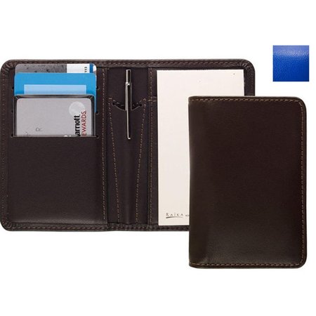 RAIKA Card Note Case with Pen Blue RO 128 BLUE